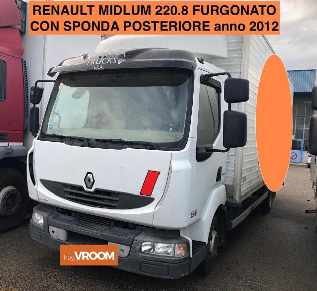 Renault trucks midlum 220.8 furgonato con sponda posteriore