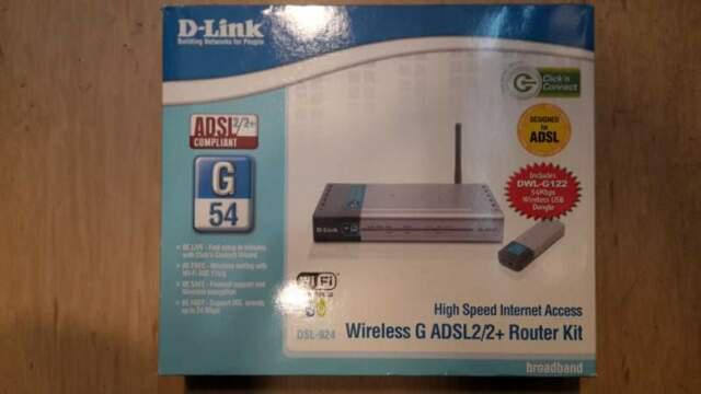 Router kit wireless adsl d-link