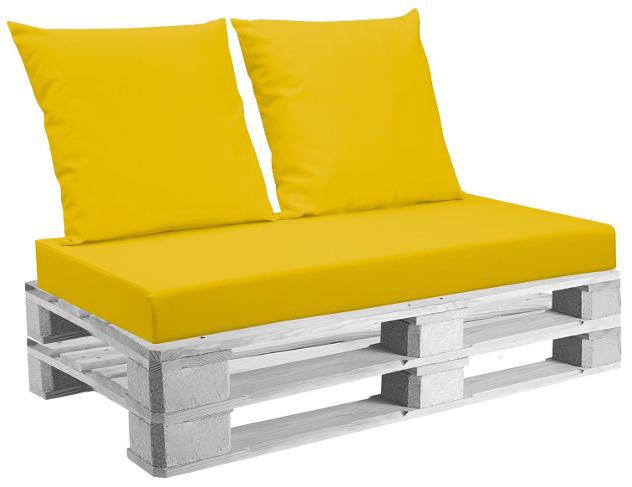 Cuscini per pallet 120x80cm seduta e schienale in ecopelle Cuscini per pallet 120x80cm seduta e schienale in ecopelle