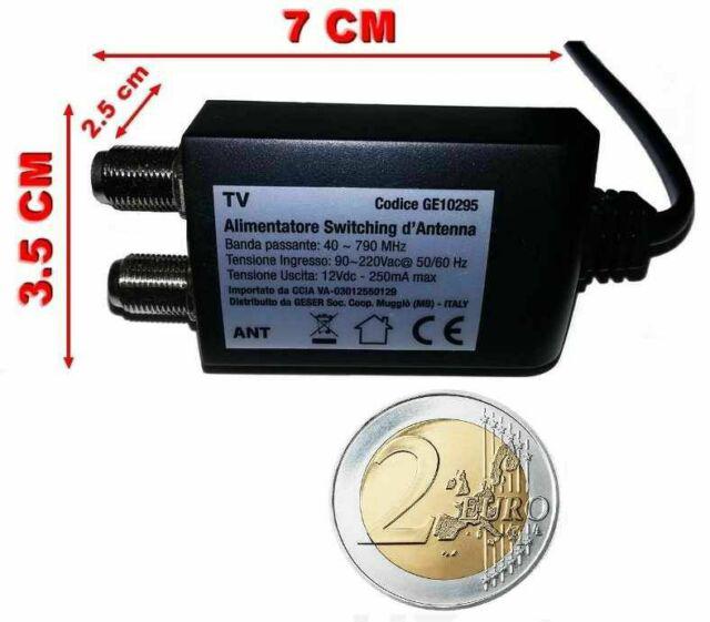 Mini alimentatore tv per amplificatore antenna digitale ter