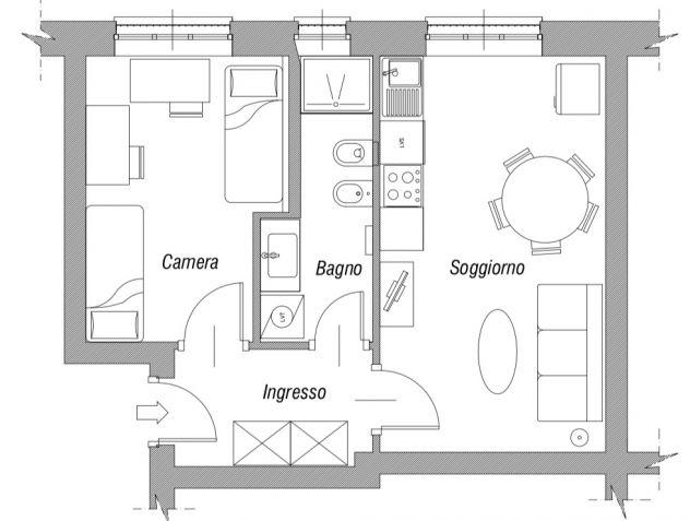 Affitto per due studenti casa nuova