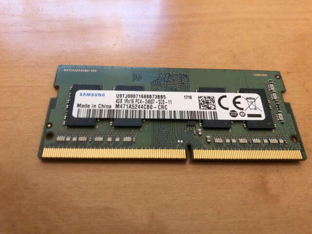 Ram ddr4 samsung 4gb pc portatile