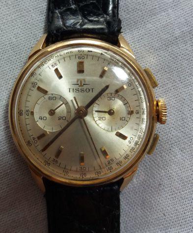 Orologio Cronografo Tissot vintage anni 60 Lemania carica