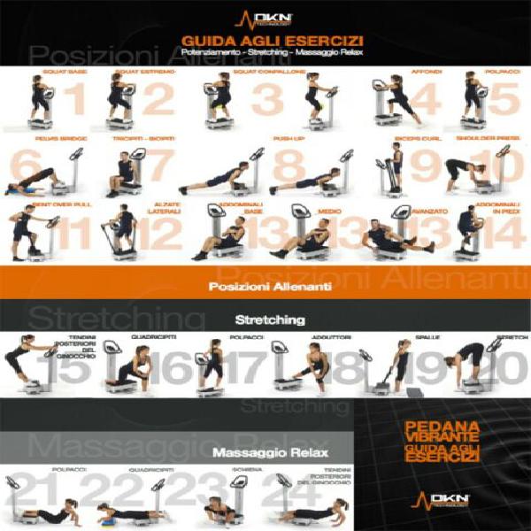 Pedana vibrante professionale dkn pro evolve Pedana vibrante professionale dkn pro evolve