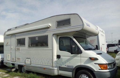 Modena arcobaleno iveco daily camper mansardato usato