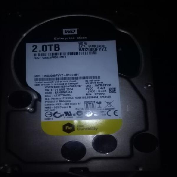 Hard disk wd 2 tera pari a nuovo Hard disk wd 2 tera pari a nuovo