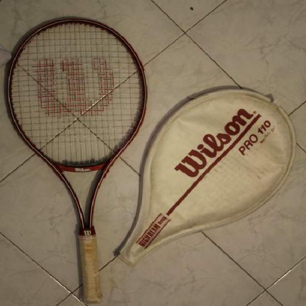 Racchetta tennis wilson pro 110 aerodynamic con custodia