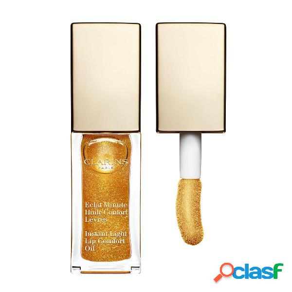 Clarins eclat minute huile confort lèvres - 07 honey glam