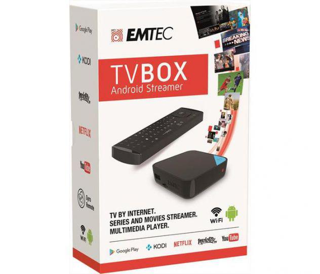 tv box Emtec per rendere la tu tv con con smat tv