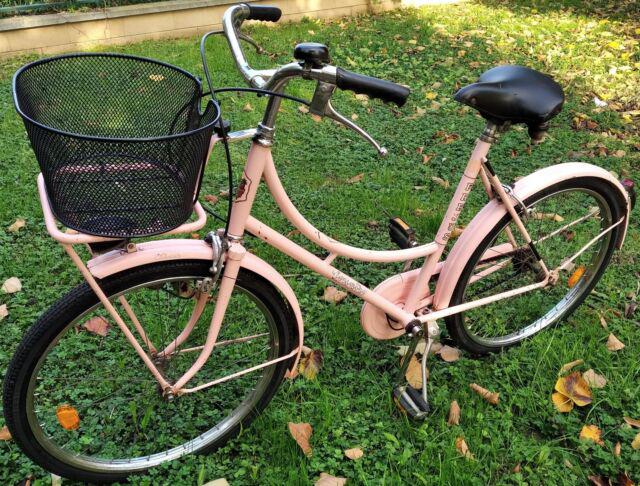 Bici olanda donna 24 Frejus con cestino e catena