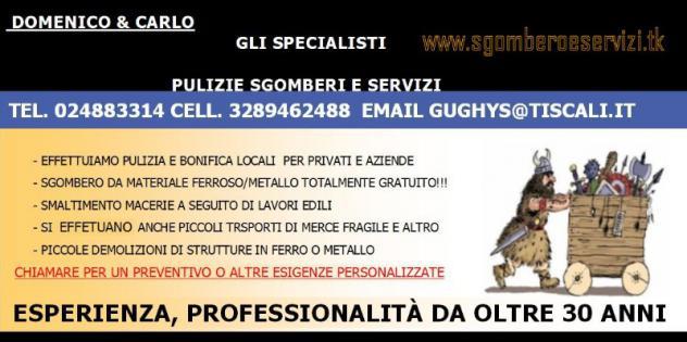 Lavoro pulizie e servizi per mansione dipulizie sgombero Lavoro pulizie e servizi per mansione dipulizie sgombero