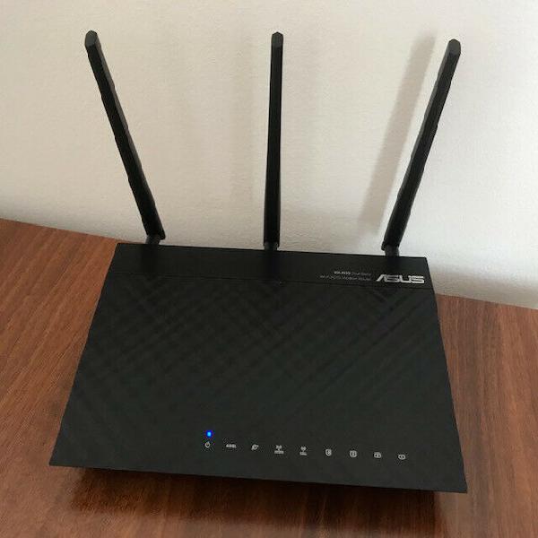 Modem Router Wireless Asus Dsl-n55u Wi-fi N600 Dual Band