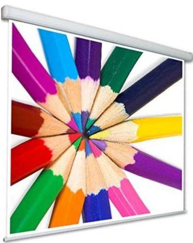 Schermo telo proiezione manuale a molla 300x225cm - come Schermo telo proiezione manuale a molla 300x225cm - come