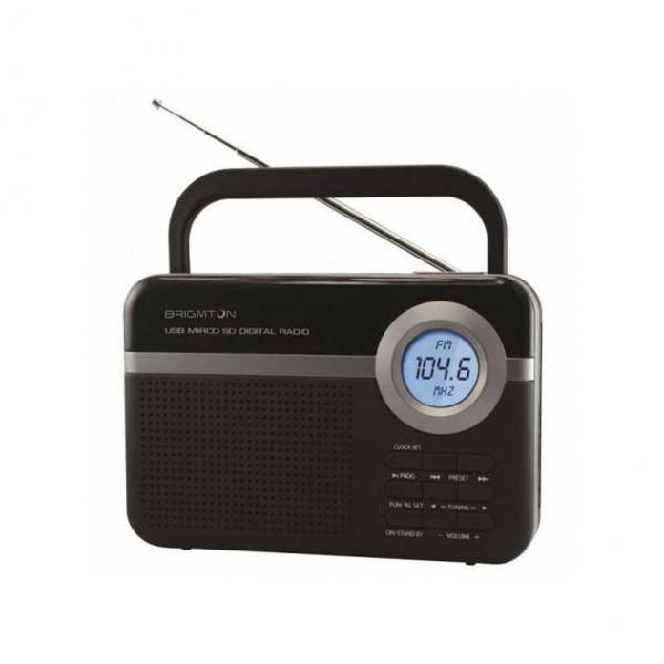 Radio portatile brigmton bt 251 n nero Radio portatile brigmton bt 251 n nero