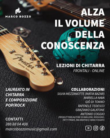 LEZIONI DI CHITARRA ELETTRICA ONLINE/IN PRESENZA