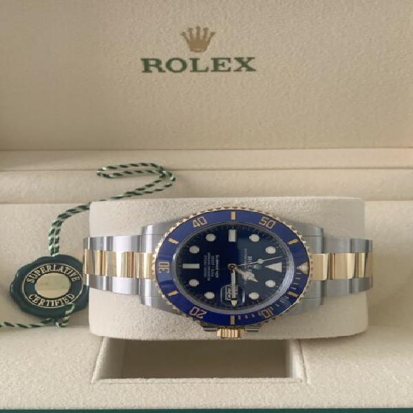 Rolex submariner date 2021 oro e acciaio