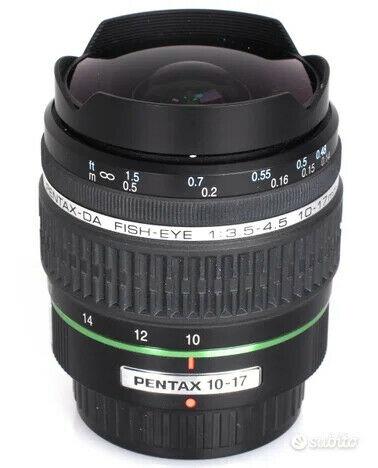 Pentax smc obiettivo fish eye 10-17