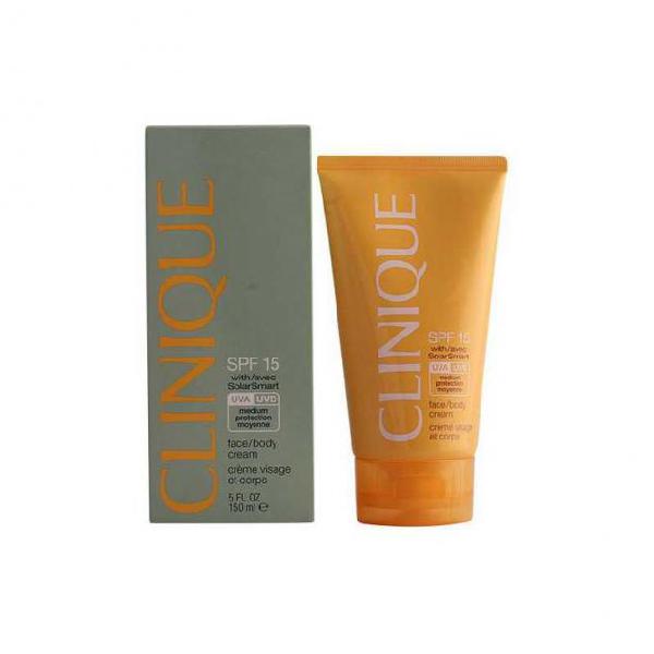 Lozione Solare Sun Facebody Clinique SPF 15 (150 ml)