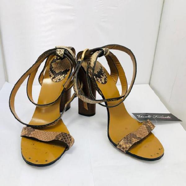 Sandali donna gucci pitonato