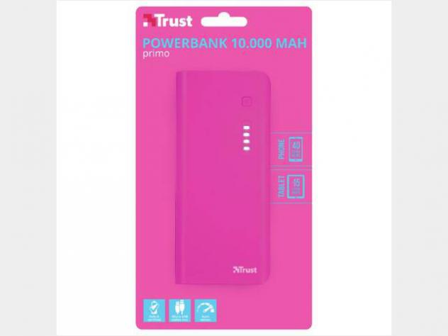 Powerbank trust primo 10000 mah batteria portatile nuovo