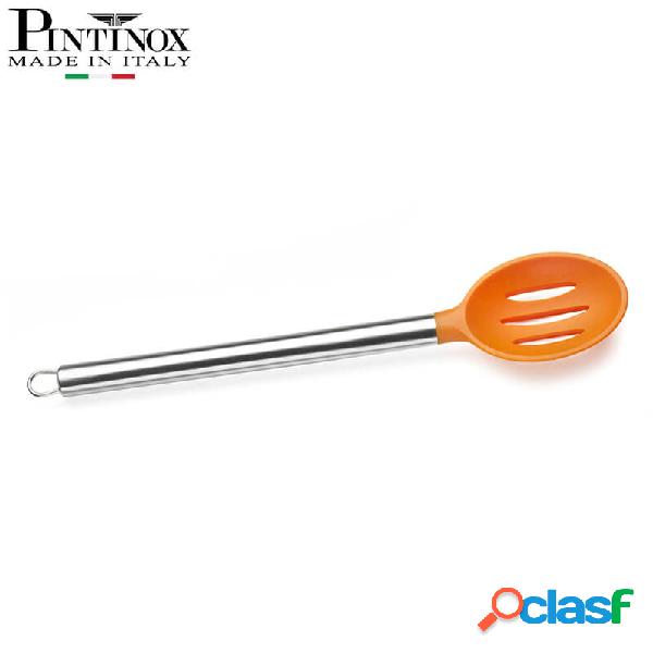 Pintinox Efficient Silicone Orange Cucchiaione Forato Acciaio Inox E Silicone