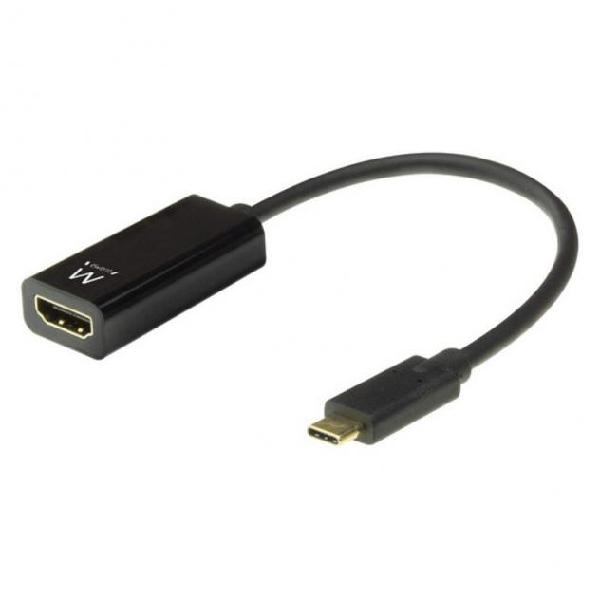 Adattatore USB C con HDMI Ewent EW9823 4K Ultra HD Nero