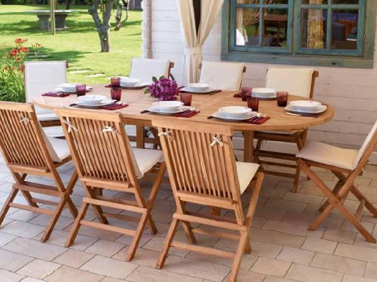 Arredo giardino set in legno di teak greenwood a prezzo Arredo giardino set in legno di teak greenwood a prezzo