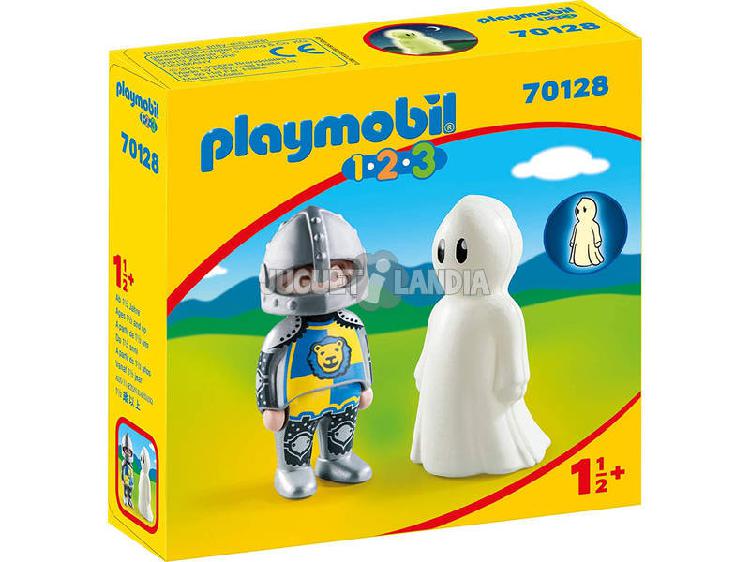 Playmobil 1,2,3 cavaliere con fantasma playmobil 70128