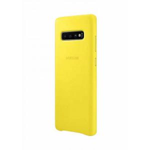 Cover Pelle Originale Samusung Galaxy S10+ Yellow - Nuovo