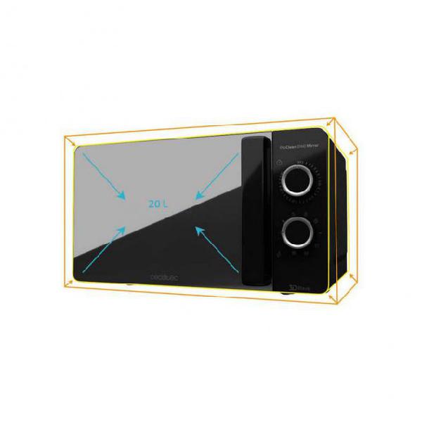 Microonde con grill cecotec proclean 3140 20 l 700w nero Microonde con grill cecotec proclean 3140 20 l 700w nero