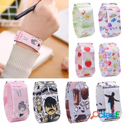 20Styles Paper Watch Clock Paper Strap Durable Waterproof Tyvek LED Digital Wristwatch