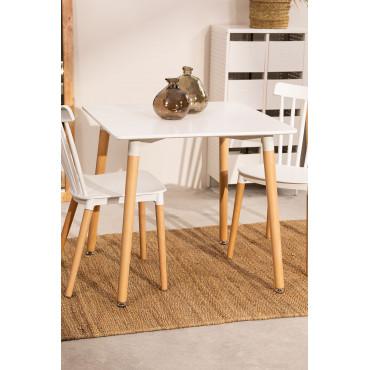 Tavolo quadrato in legno di faggio e mdf (80x80 cm) royal Tavolo quadrato in legno di faggio e mdf (80x80 cm) royal