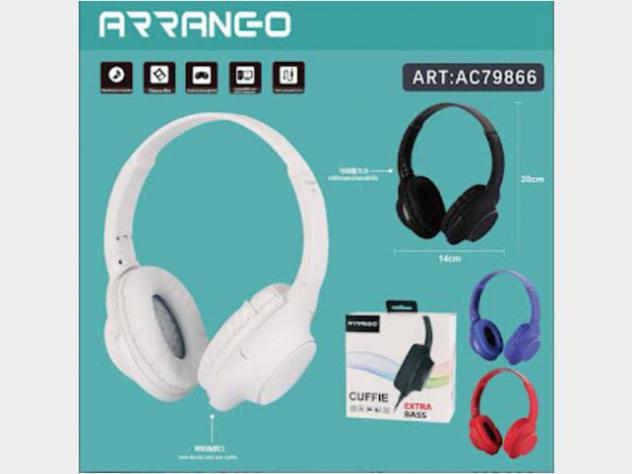 CUFFIE AURICOLARI STEREO EXTRA BASS A PADIGLIONE Nuovo