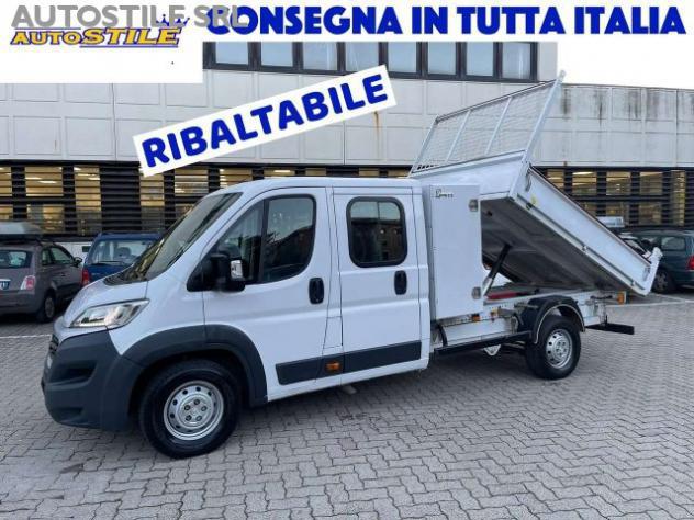 Fiat ducato 2.3 mjt maxi *doppia cabina *7 posti*ribaltabile