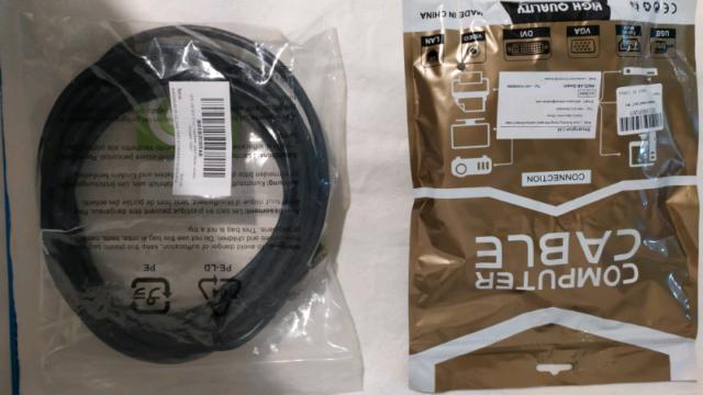 2 cavi lan ethernet cat 7 da 5mt 2 cavi lan ethernet cat 7 da 5mt