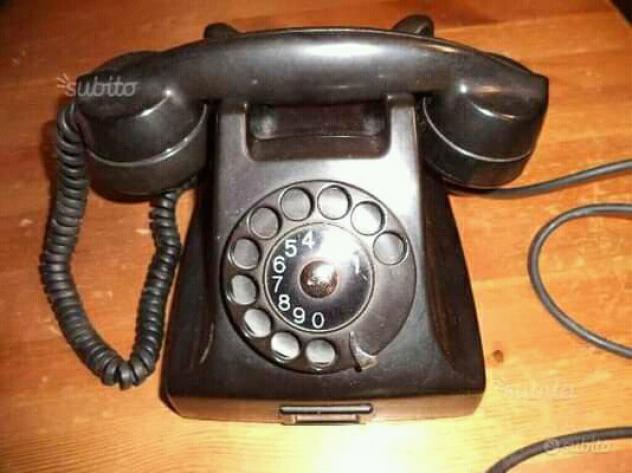 Telefono bachelite nero originale anni 50' usato Telefono bachelite nero originale anni 50' usato