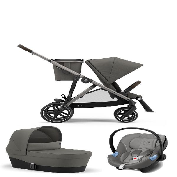 Passeggino cybex gold gazelle s tpe con navicella e aton m