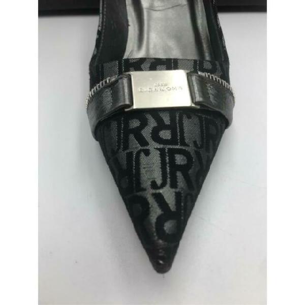 Scarpe tacchi uf richmond nere argento dett placca acciaio Scarpe tacchi uf richmond nere argento dett placca acciaio