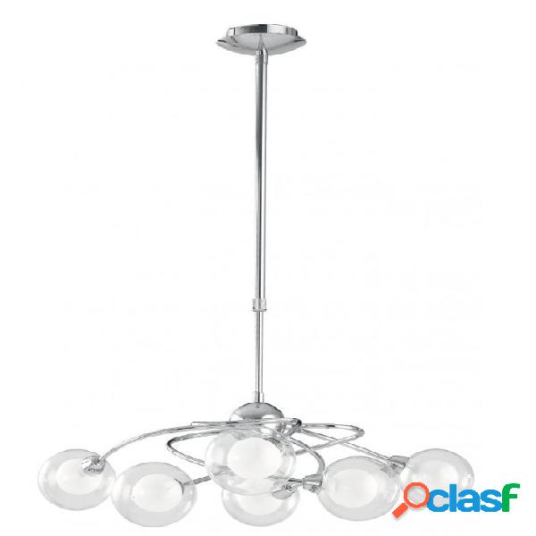 Lampadario blog cromo 6xg9 72cm i-blog-6 - accedi e scopri le offerte riservate Lampadario blog cromo 6xg9 72cm i-blog-6 - accedi e scopri le offerte riservate