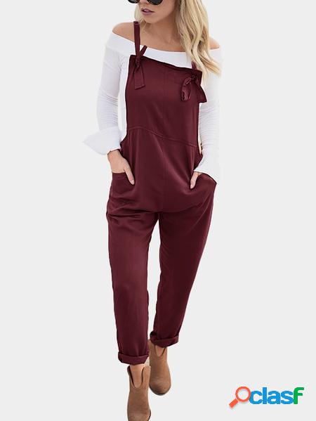 Yoins burgundy square collo completi senza maniche Yoins burgundy square collo completi senza maniche