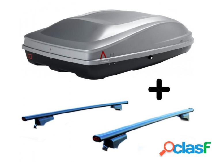 Baule box tetto volvo v40 sw incluse barre portatutto veicoli Baule box tetto volvo v40 sw incluse barre portatutto veicoli