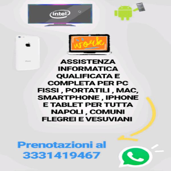 Assistenza pc per pc fissi, portatili, smartphone, mac e per