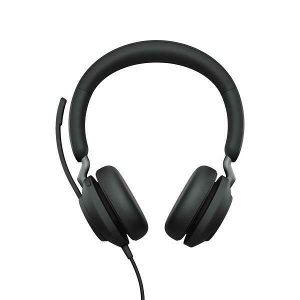 Jabra Evolve2 40, MS Stereo Auricolare Cablato A Padiglione