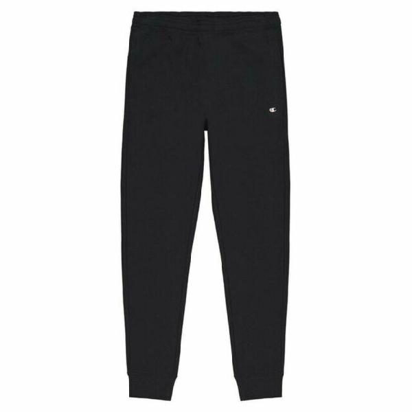 Pantalone lungo sportivo champion slim fit rib cuff nero