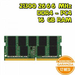 Banco di ram da 16gb ddr4 2666mhz sodimm 2666 - pc4-21300