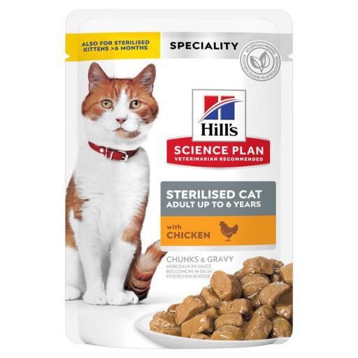 Hill's feline sterilised young cat di pollo busta Hill's feline sterilised young cat di pollo busta