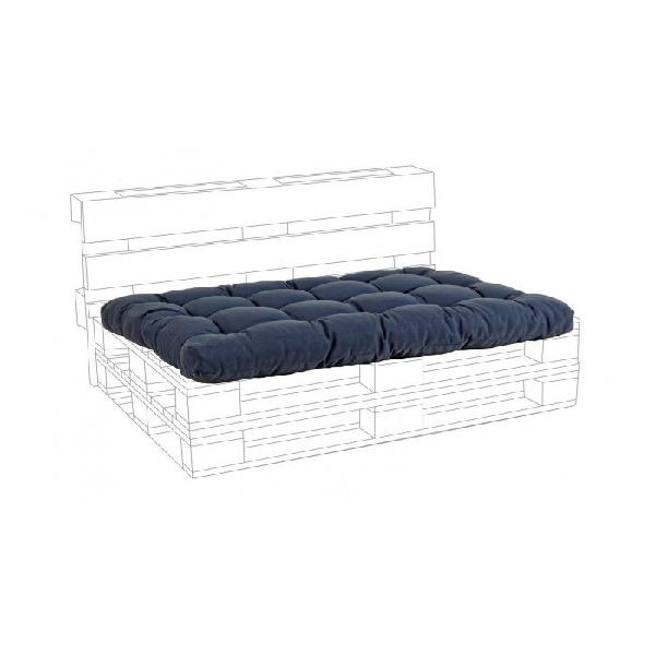 Cuscino pallet seduta poly230 demin blu complementi di