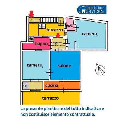 Soluzione con ingresso indipendente e con terrazzo vista vietri sul mare - casa in vendita