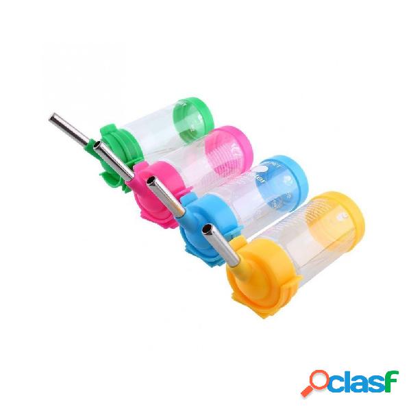Bottiglia acqua 80ml abbeveratoio per coniglio cucciolo uccelli rettili topi mangiatoia animale domestico Bottiglia acqua 80ml abbeveratoio per coniglio cucciolo uccelli rettili topi mangiatoia animale domestico