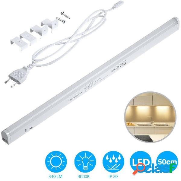 LAMPADA LUCE SOTTOPENSILE 50CM MOBILI CUCINA ARMADIO BARRA LED 750LM BIANCO